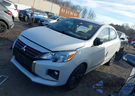 2022 Mitsubishi Mirage G4 Black Edition z USA, uszkodzony, nr VIN ML32FUFJ1NHF04683